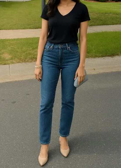 Mott and Bow Tee and Jeans